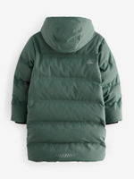 Куртка утепленная с капюшоном для мальчика Next Q51-584, Зеленый