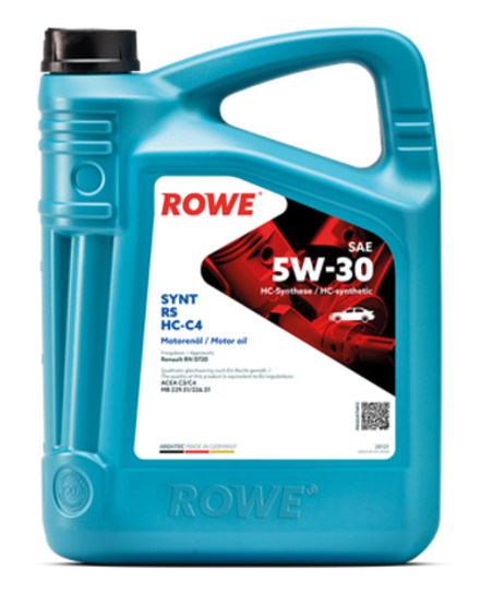 Масло моторное ROWE HIGHTEC SYNT RS SAE 5W-30 HC-C4 (5 л.)