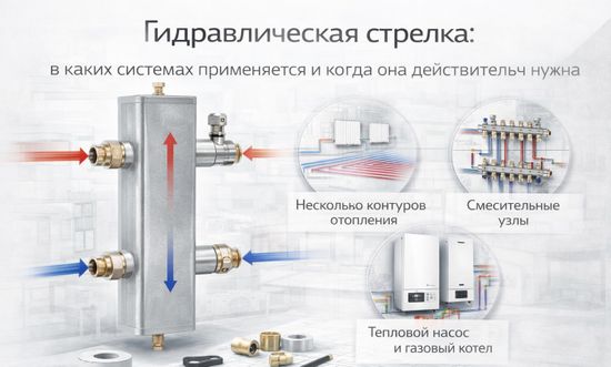 Гидравлическая стрелка: в каких системах применяется и когда она действительно нужна