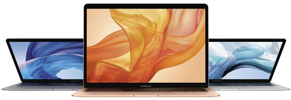 Ноутбук Apple MacBook Air 13 2020 (M1, 8/256 GB, SSD), без гравировки, space grey (темно-серый).