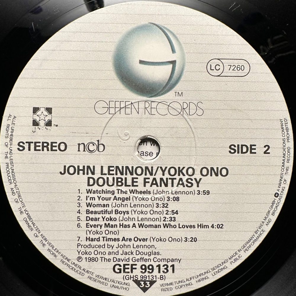 John Lennon & Yoko Ono - Double Fantasy (Скандинавия 1980г.)