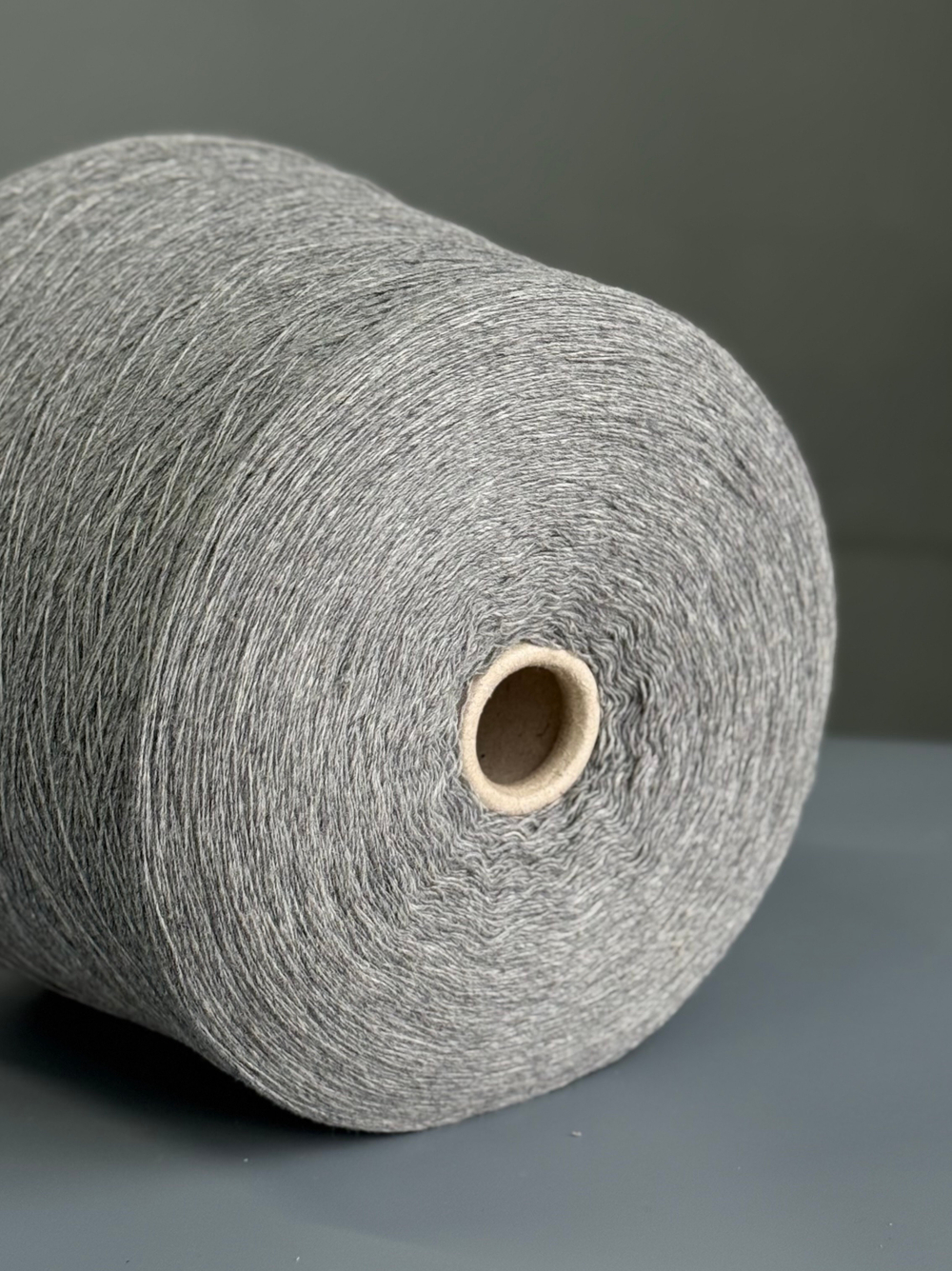 Пряжа Lanerossi ALBANY, 1/15 (100% мериносовая шерсть кардная),1500м/100гр, серый меланж