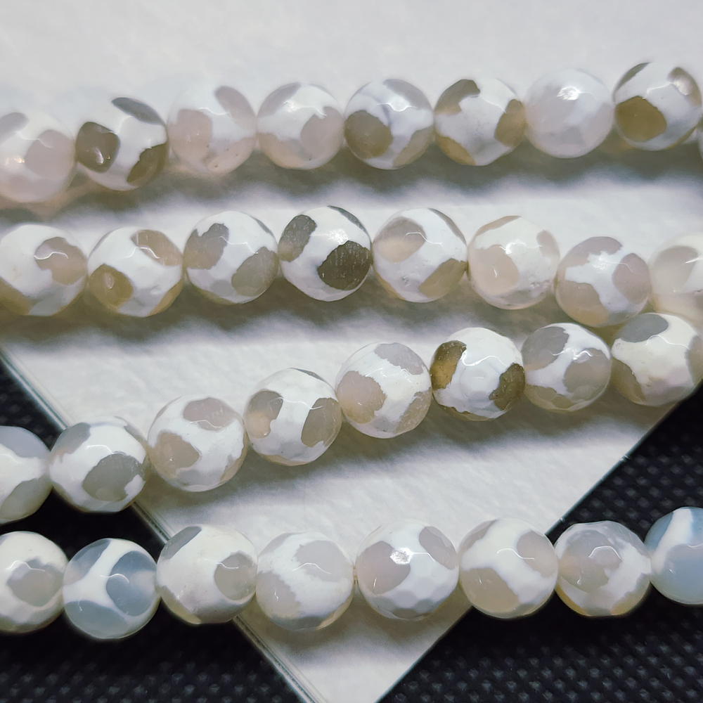 Агат "черепаховый", бусина 8мм, штучно