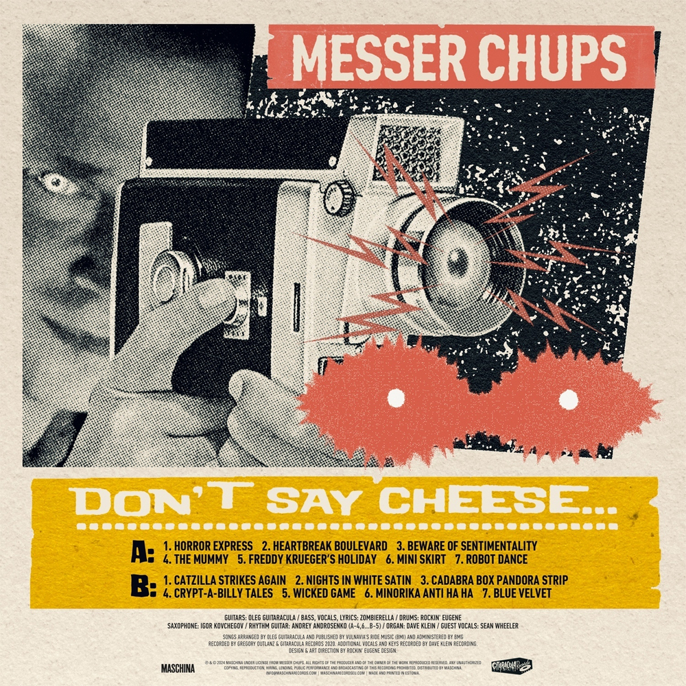 LP: Messer Chups — «Don't Say Cheese» (2020/2024) [Black Vinyl]