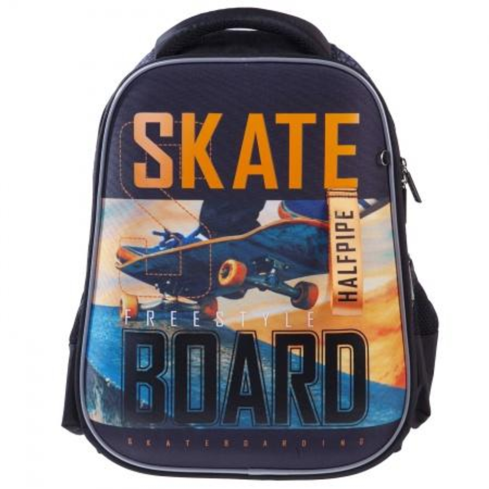 Рюкзак 38х29х15см "Ergonomic light. СкейтБорд" 2 отд.2 карм.+ 1 потайн.на спинке (Хатбер)