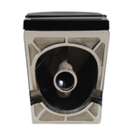 Унитаз ABBER Bequem AC1115PMB приставной черный матовый с импульсным смывом