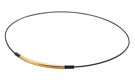Ожерелье PHITEN RAKUWA NECKLACE WIRE EXTREME ROUND (золотое)