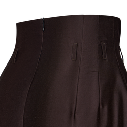 Юбка миди с завышенной талией из шелка