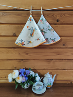 Полотенце кухонное, круглое, 2 шт, вафельное полотно