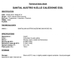 SANDAL AUSTRO EO 10% / САНДАЛ АВСТРАЛИЙСКИЙ CAS 8006-87-9 , 91845-48-6