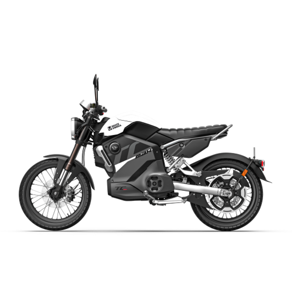 Электромотоцикл WHITE SIBERIA SUPER SOCO TC MAX 2024 Белый