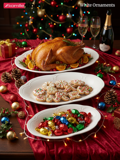 Кружка 350 мл. для чая и кофе фарфоровая, "White Ornaments"