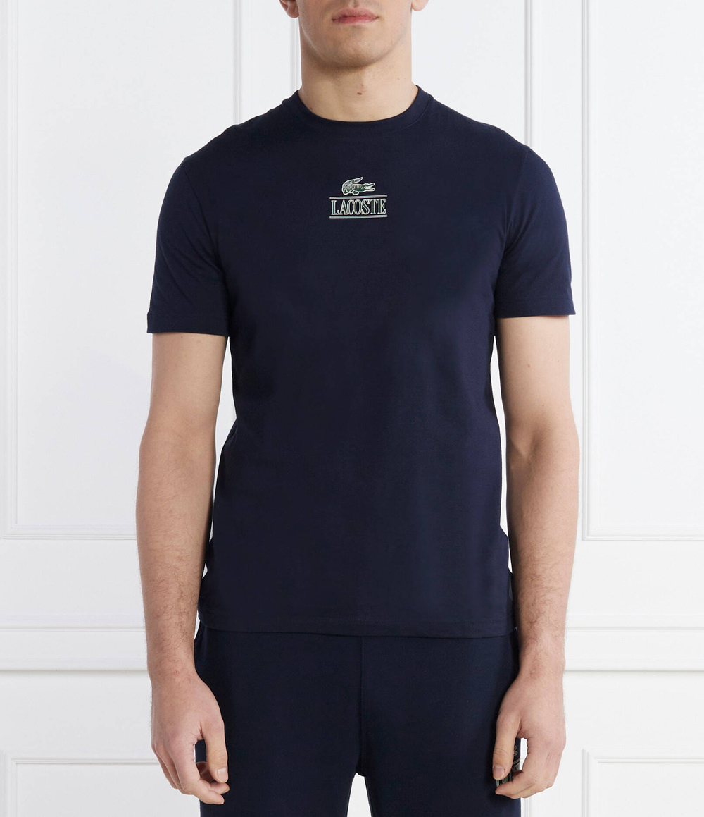 Футболка Lacoste - темно-синий(TH1147)