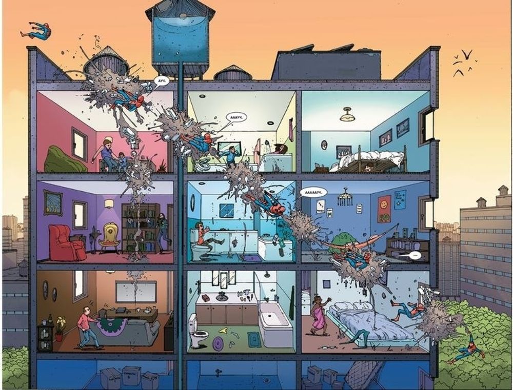 Комикс Паучок. Первый день