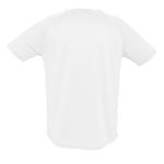 Футболка SPORTY, мужская, полиэстер 140. Белый  XXL