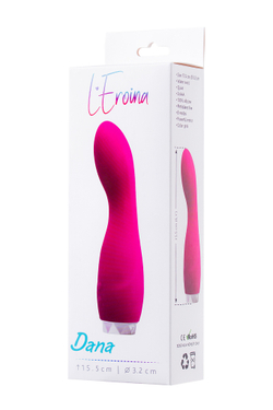 Вибратор для точки G L'Eroina Dana, силикон, розовый, 15,5 см