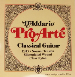 Струны D`Addario EJ45 (Classical) Нейлон