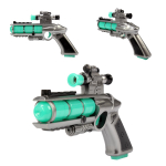 Пистолет на батарейках, пакет 844-6