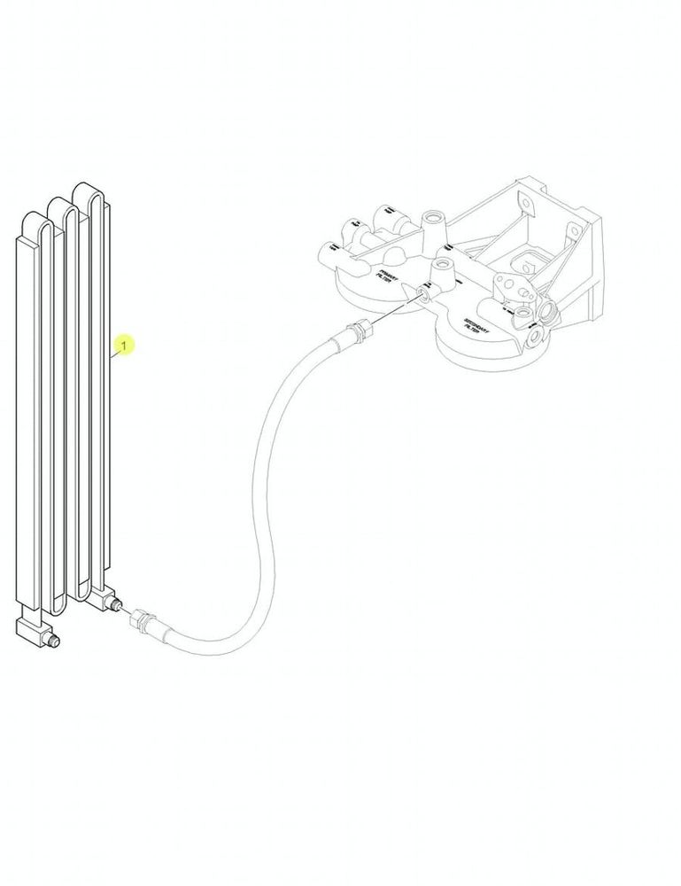 Охладитель топлива. комплект, оригинал / FUEL COOLER KIT АРТ: 128-392