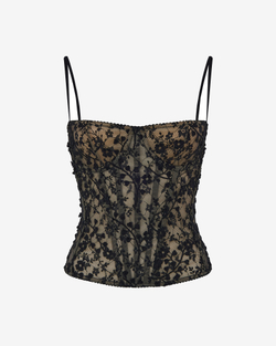 Топ корсетного типа из кружева