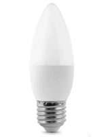 Лампа светодиодная IN HOME, Е27, 8Вт, С37 (свеча), 220В, 600Лм, 4000К