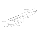 Коннектор для ввода питания Arte Lamp OPTIMA A740233N