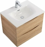 Тумба с раковиной BelBagno MARINO-CER-N-600-2C-SO-WO-P Rovere Bianco