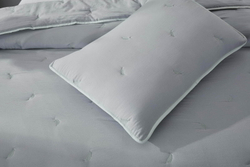 Покрывало 160х220 и наволочка 50х70 Sofi De MarkO Эрика серое