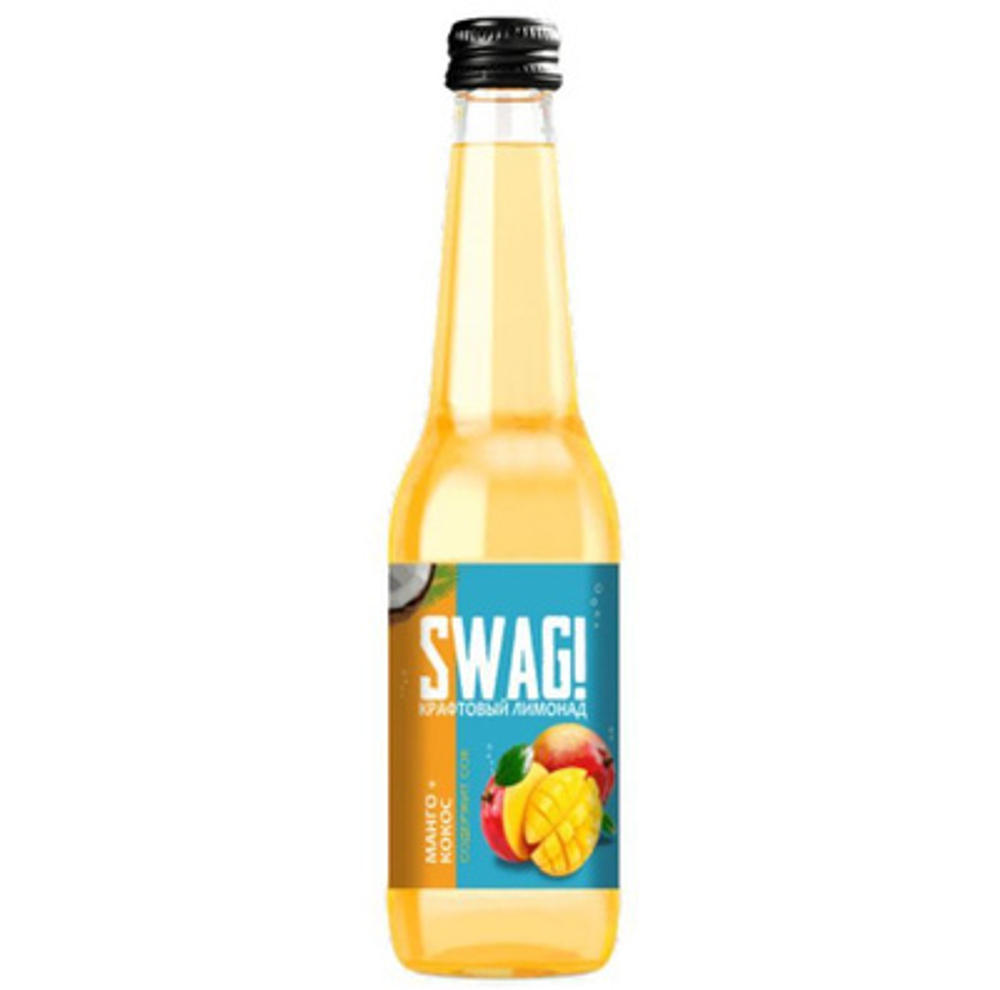 Крафтовый лимонад Swag "Манго-Кокос" 450мл ж/б