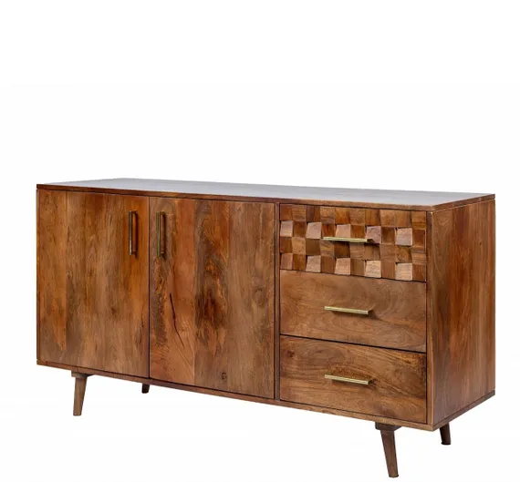 Тумба Brick из дерева манго, 145х75 см