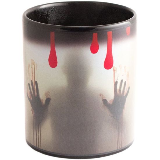 Кружка хамелеон "Ходячие мертвецы" с термокраской