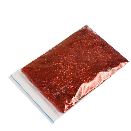 Блестки 0,2 на развес в пакетиках красные 10 гр
