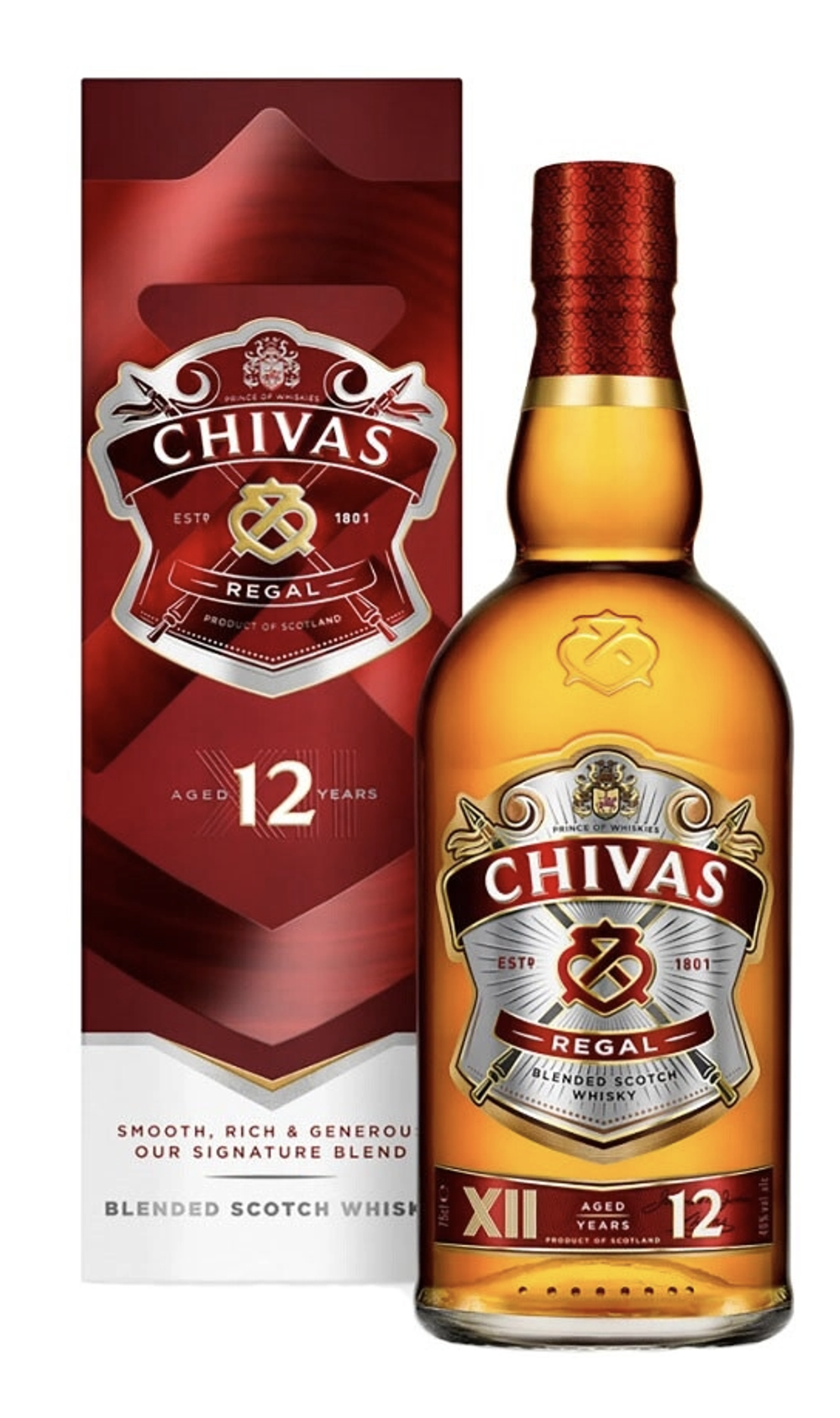 Виски Chivas Regal 12 years old, 0.7 л.