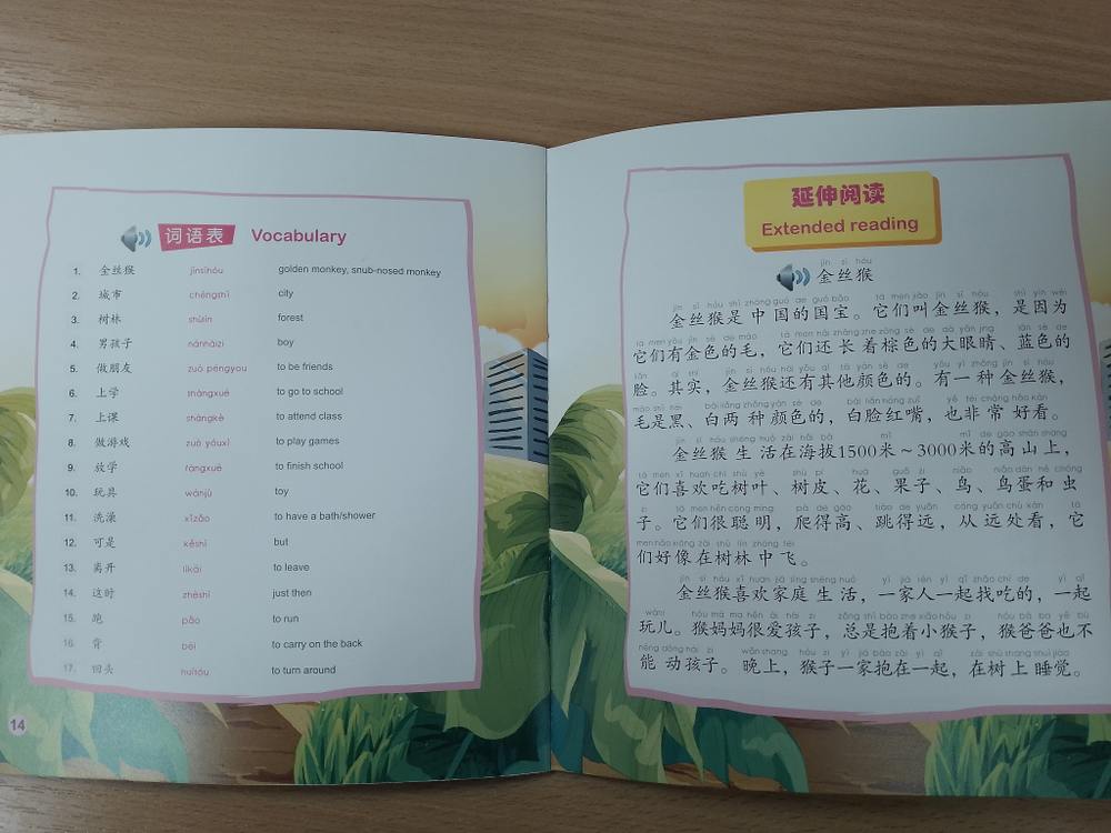 Dongdong the Golden Monkey. A Day in the City + CD-ROM (The Chinese Library Series) Книга для чтения (300слов) "Золотая обезьянка Дундун: день в городе""