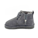 Ugg Kids Neumel Zip Leather "Grey"