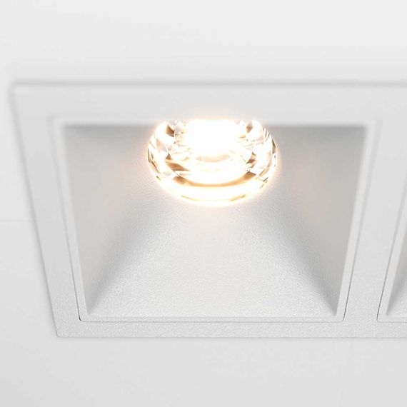 Встраиваемый светильник Maytoni Alfa LED DL043-02-10W3K-SQ-W