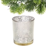 Подсвечник «Снегопад» 8,5*10 см, Золото