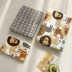 ZEPHYR HOME Постельное белье Полуторка Египетский хлопок Белый львы