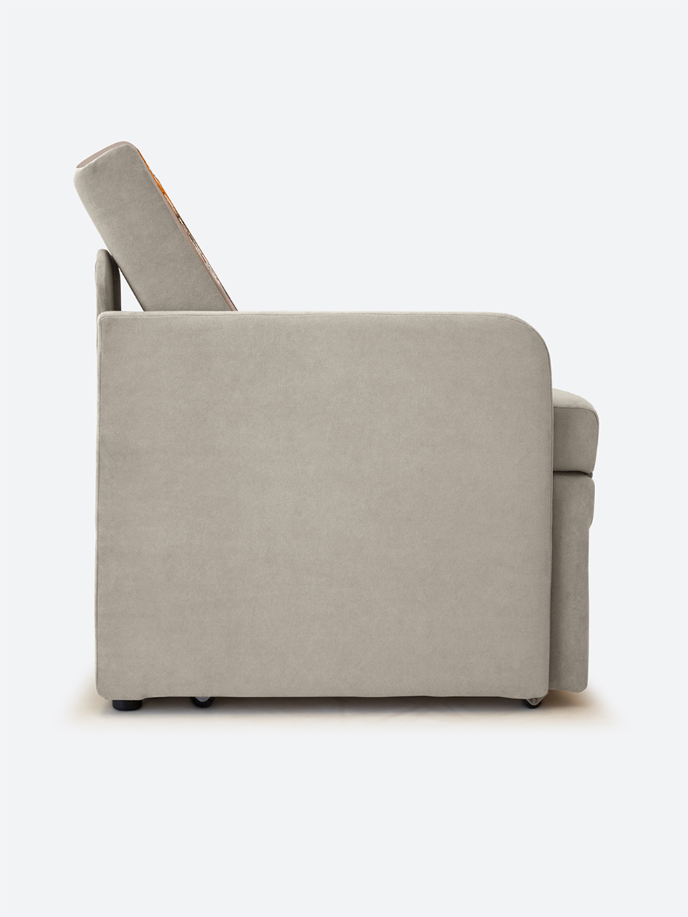 Кресло-кровать "Миник" с правым подлокотником, под правую руку, Бульдог