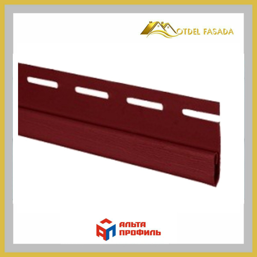 Планка Финишная Альта Профиль Канада Плюс Премиум Т14  Красный 3м