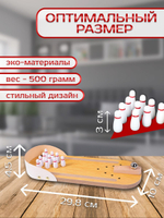 Настольный боулинг для детей. Развивающая детская игра на логику и мышление