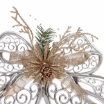 Украшение новогоднее «Лесное чудо» 27*20 см, Серебро