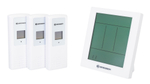 Метеостанция Bresser Temeo Hygro Quadro Prestige с тремя датчиками, белая