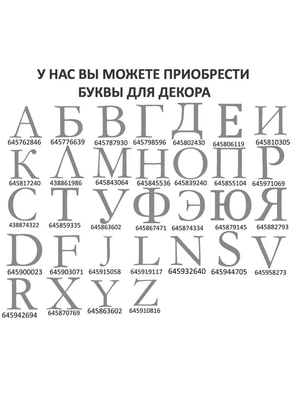 Наклейки свадебные на бокалы цифры инициалы "В"