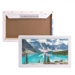 Алмазная мозаика Alingar, на подрамнике, с полным заполнением, (глянц), 20х30 см, 20 цветов, "Озеро в горах"