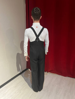 Фрачная рубашка NY белая с воротником на кнопках