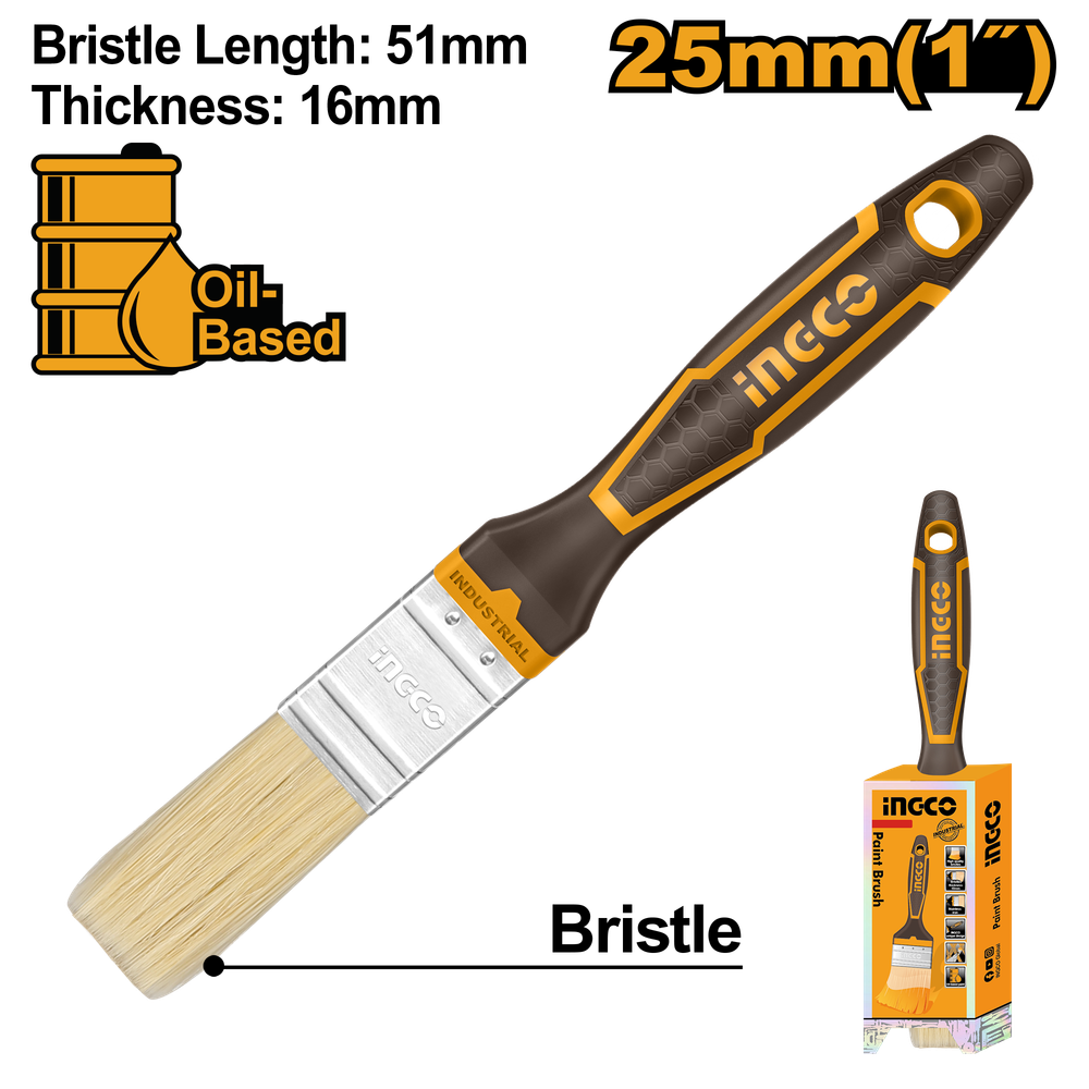 Кисть плоская 25 мм INDUSTRIAL