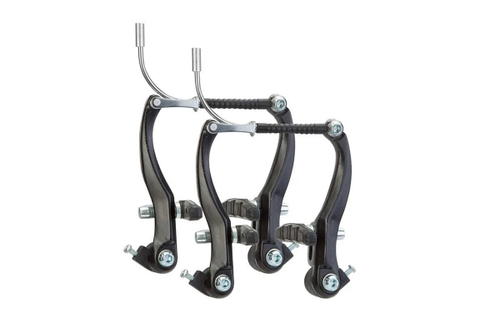 Тормоза ободные BLF-A5 V-образные 110 мм, алюминиевые, чёрные, компл. на 2 колеса