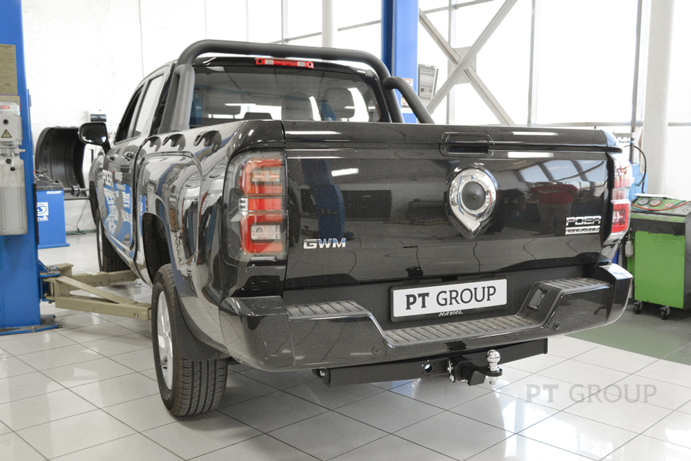 Фаркоп PT GROUP /съемный квадрат/ GWM Poer King Kong 2022- (паспорт и сертификат в комплекте)(без электрики) арт.GPK-22-991122.00