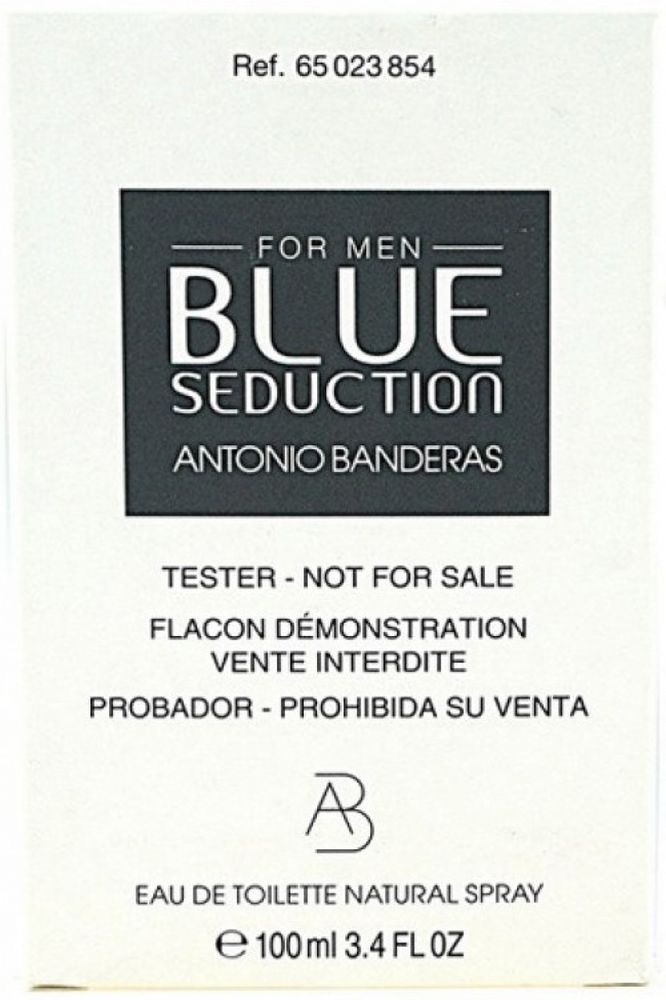 ANTONIO BANDERAS Blue Seduction men test 100ml edT без крышки